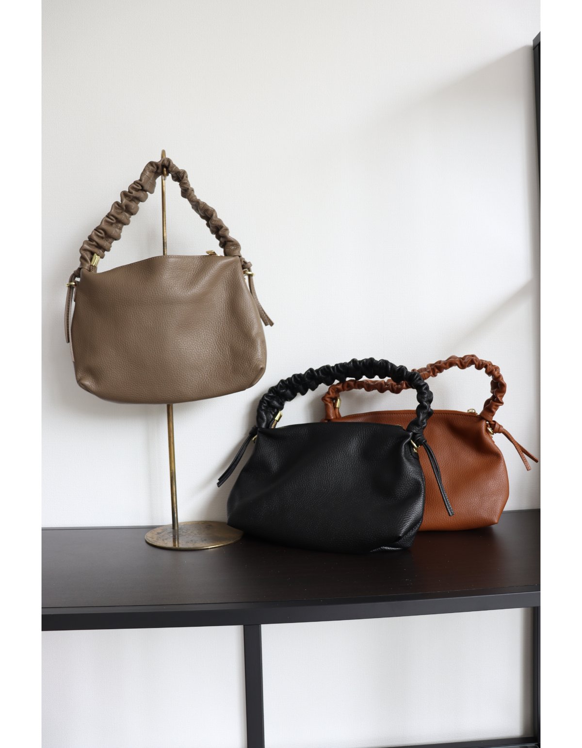 10270565 MILLELA FIRENZE ギャザーハンドルバッグ | SANZEN O 10270565 MILLELA FIRENZE ギャザーハンドルバッグ | SANZEN O