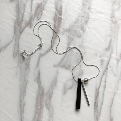 瑪瑙　スティック　Silver925 Necklace