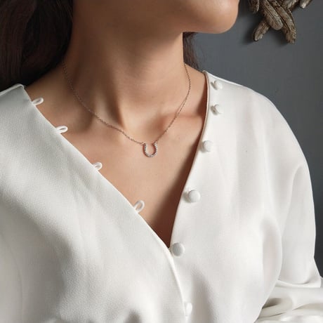 ホースシュー 馬蹄 U型 Silver925 Necklace