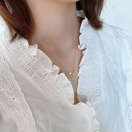 ムーンネックレス  SILVER925 NECKLACE