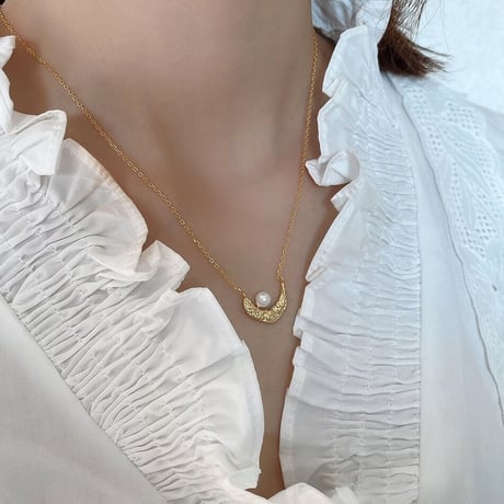 ムーンネックレス  SILVER925 NECKLACE