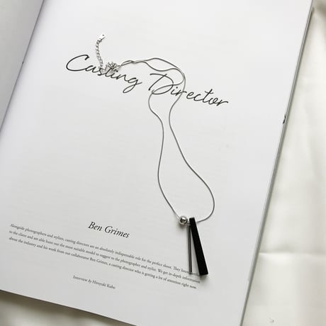 瑪瑙　スティック　Silver925 Necklace