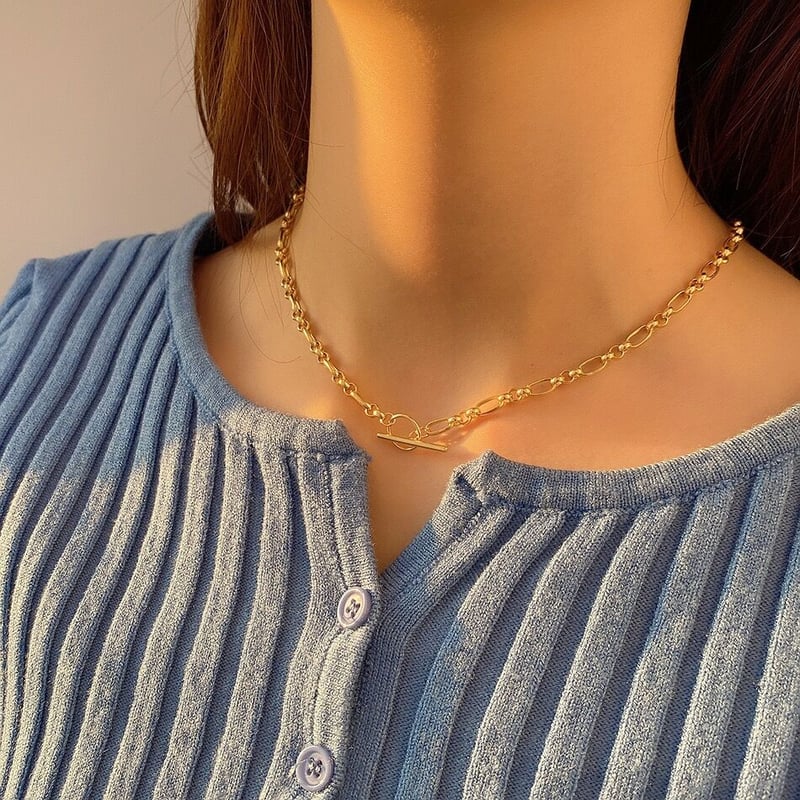 Y字ネックレス Silver925 ネックレス 18kコーティング | MUZI SELECT