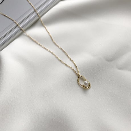 サークルモチーフ Silver925 Necklace 18kコーティング