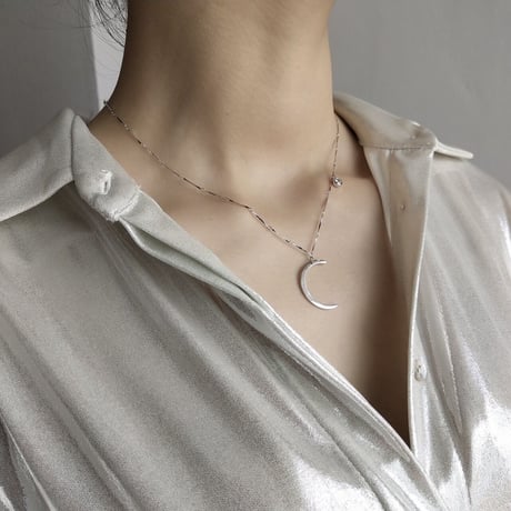 ムーン Silver925 Necklace