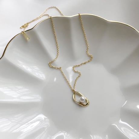 サークルモチーフ Silver925 Necklace 18kコーティング