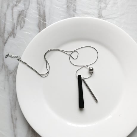 瑪瑙　スティック　Silver925 Necklace