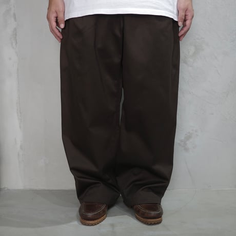 WESTPOINT CHINO WIDE PANT (BROWN)