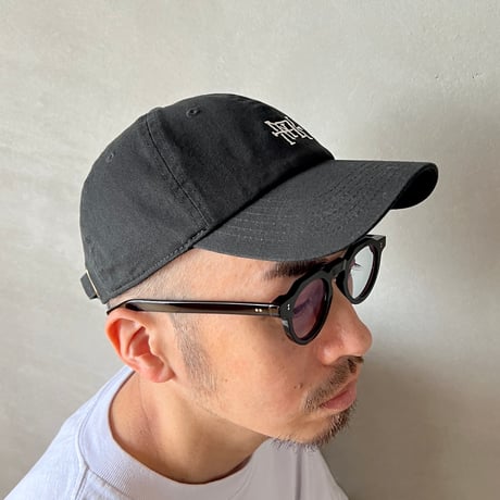 MONOGRAM LOGO CAP (BLACK×WHITE)