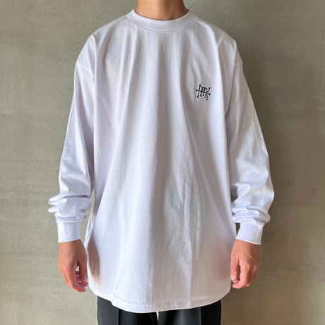 MONOGRAM LOGO TEE LS (WHITE)