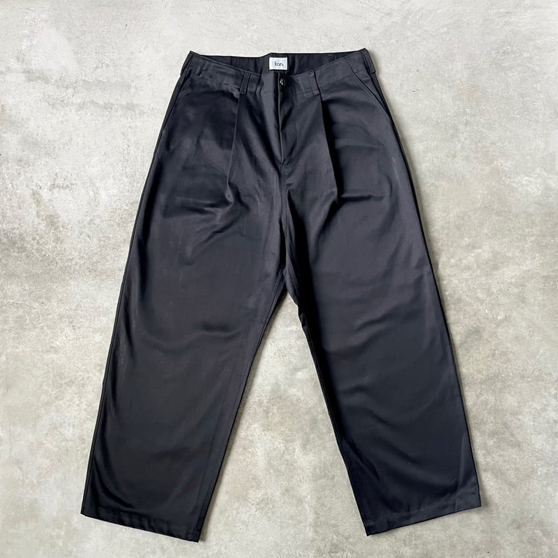 パンツ C.E 19AW Noise 7 Wide Chinos-Black/M BLACK BY MOUSSY | wide chino pants (パンツ ) |SHEL'TTER WEBSTORE