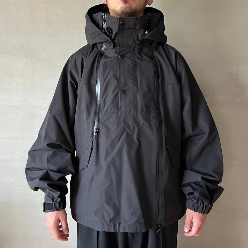 kan 3LAYER BIG ANORAK マウンテンパーカー 黒　L kan 3LAYER BIG ANORAK マウンテンパーカー 黒L
