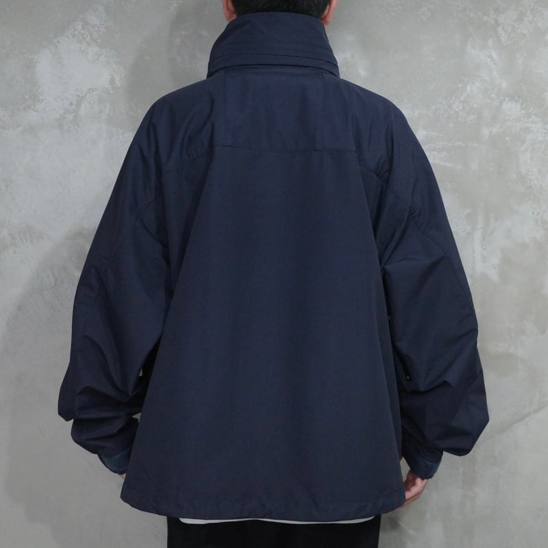 3LAYER BIG TECH JACKET (NAVY) | kan