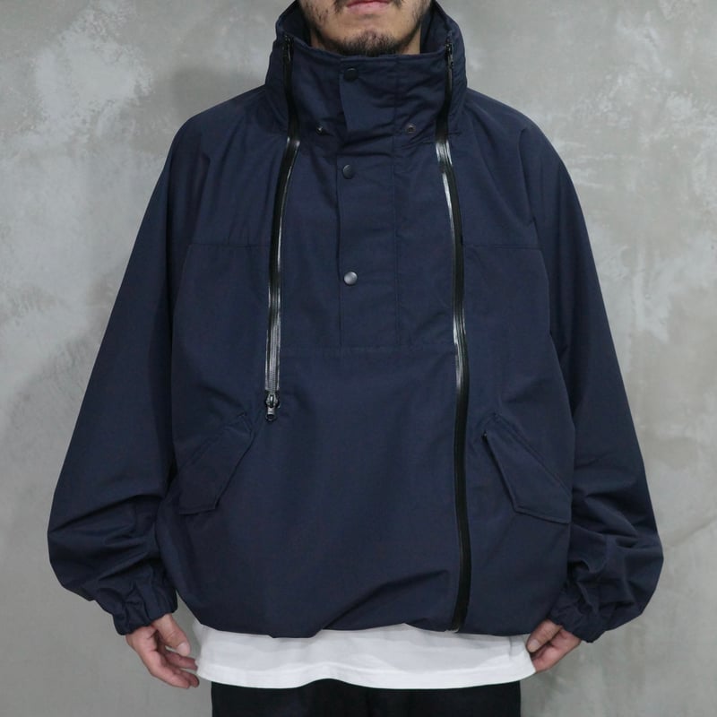 3LAYER BIG TECH JACKET (NAVY) | kan