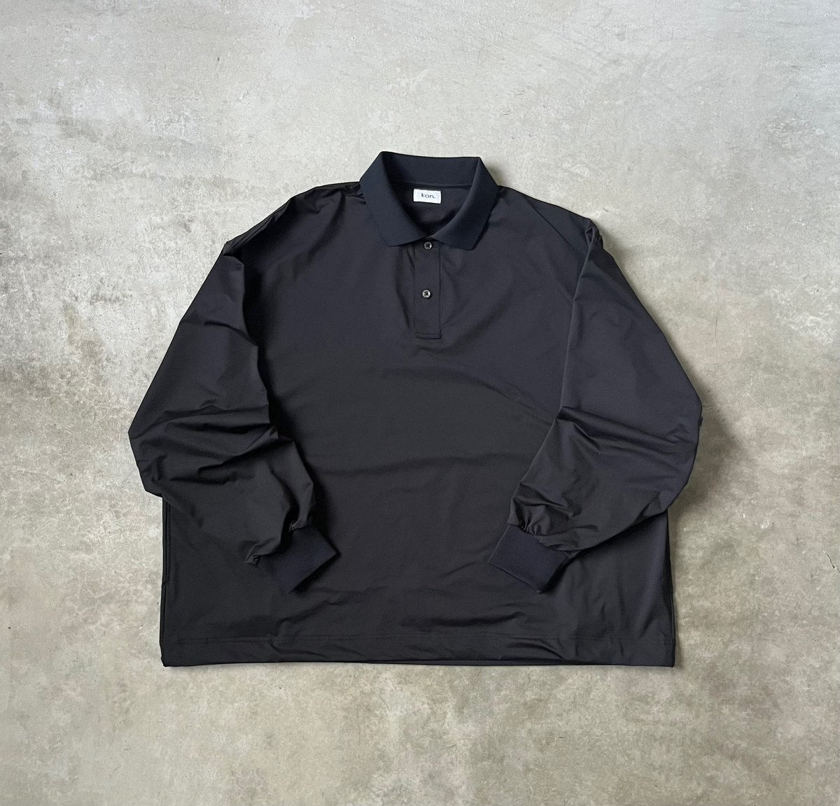 CONVENIENT POLO L/S (BLACK) | kan