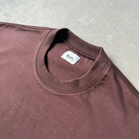 HEAVY PLATING TEE (BROWN)