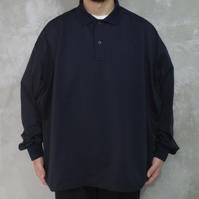 CONVENIENT POLO L/S (NAVY) | kan