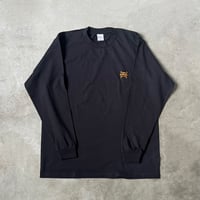 MONOGRAM LOGO TEE LS (BLACK)