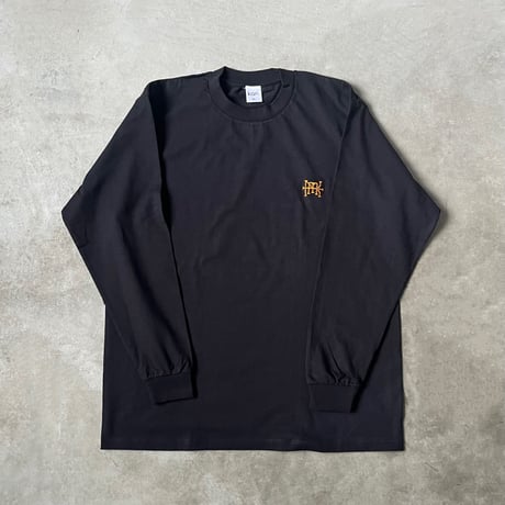 MONOGRAM LOGO TEE LS (BLACK)
