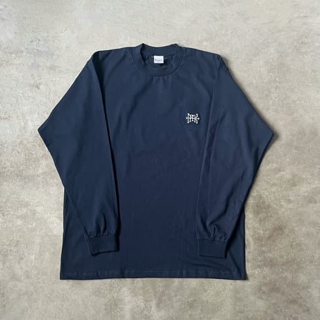 MONOGRAM LOGO TEE LS (NAVY)