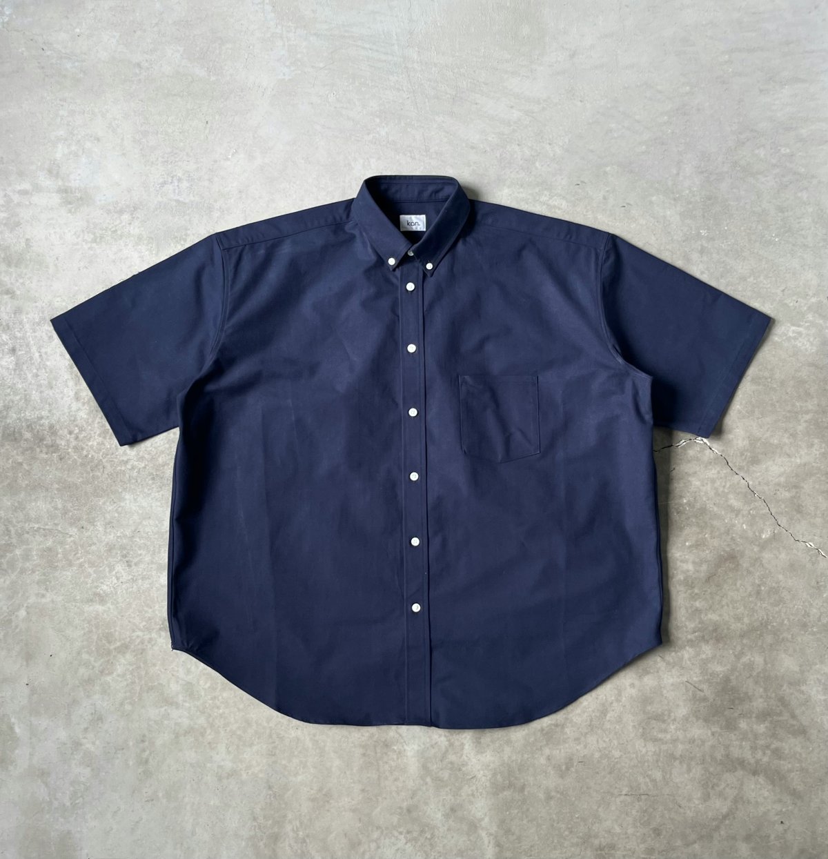あおてゃん。  DEKA SHIRT OX S/S (NAVY) | kan