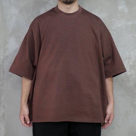 HEAVY PLATING TEE (BROWN)