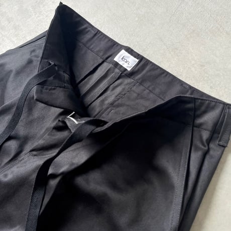 WESTPOINT CHINO WIDE PANT (BLACK)