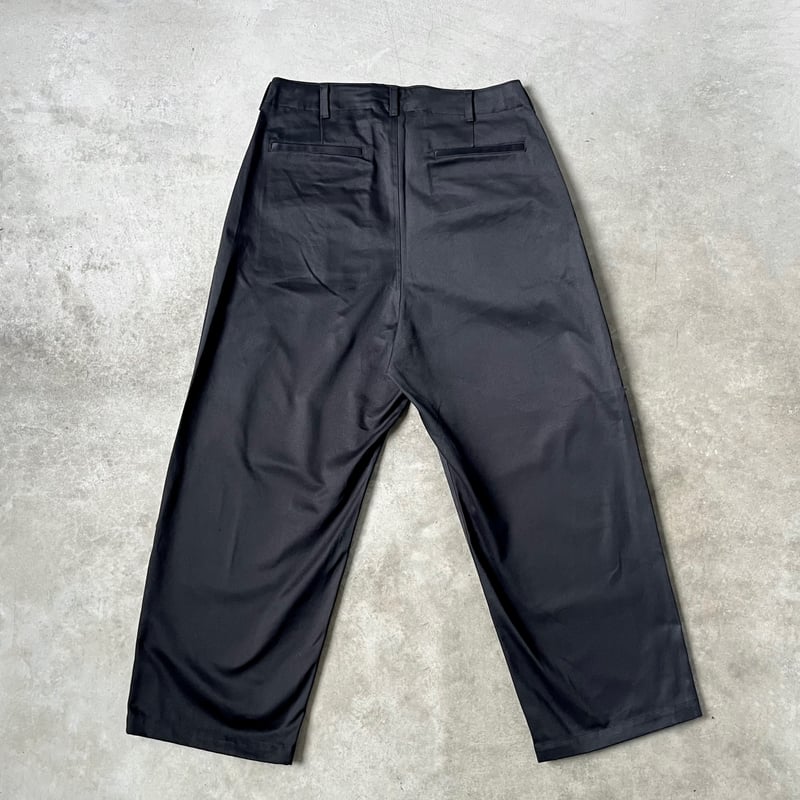WESTPOINT CHINO WIDE PANT (BLACK) | kan