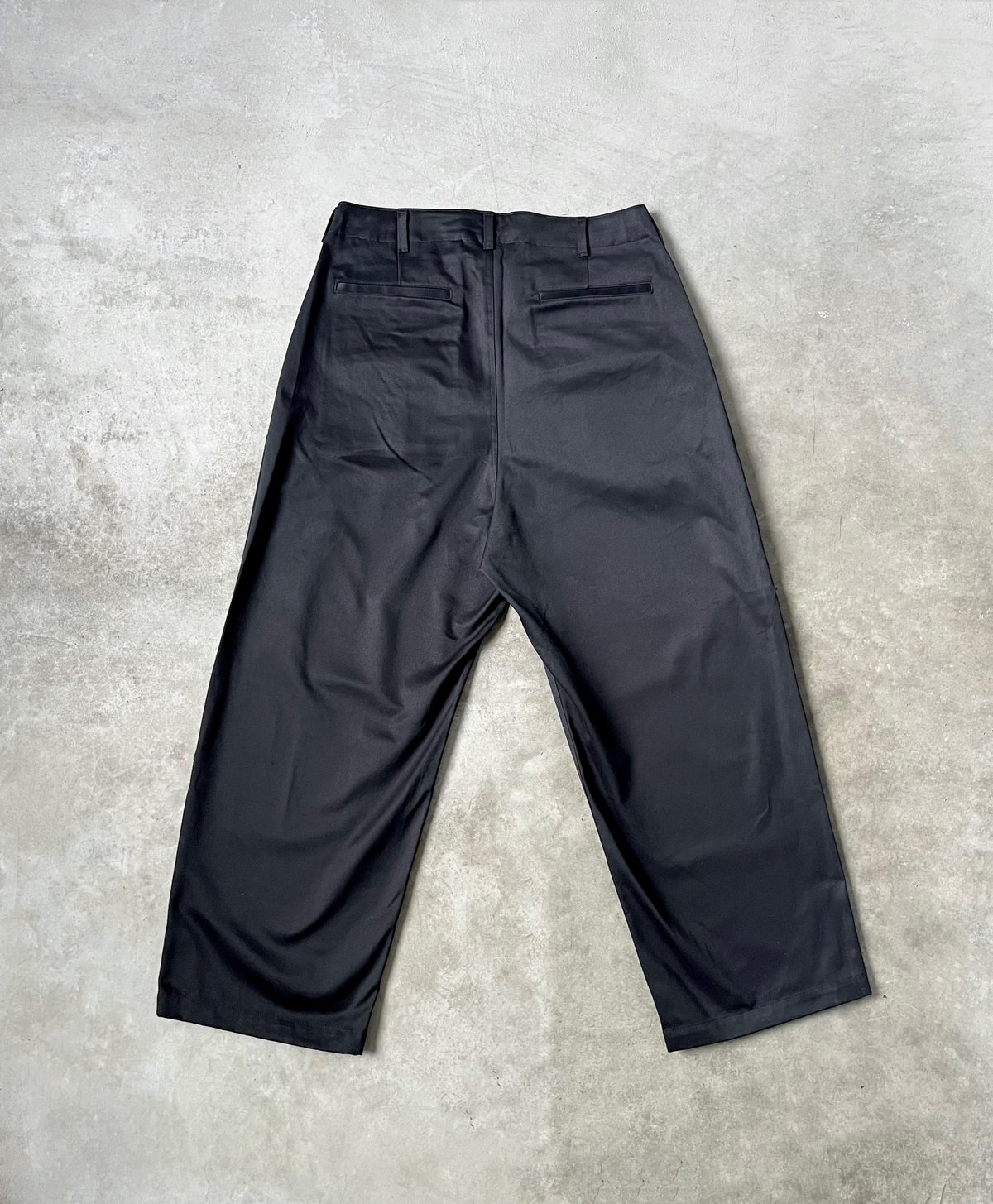 WESTPOINT CHINO WIDE PANT (BLACK) | kan