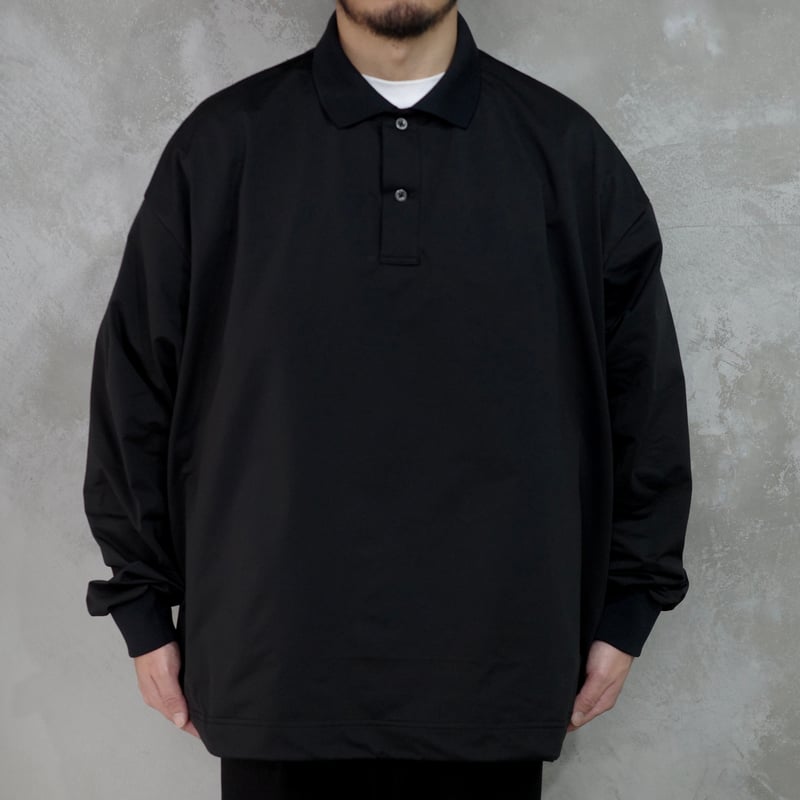 CONVENIENT POLO L/S (BLACK) | kan