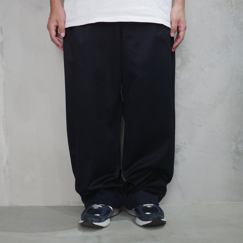 WESTPOINT CHINO WIDE PANT (NAVY) | kan