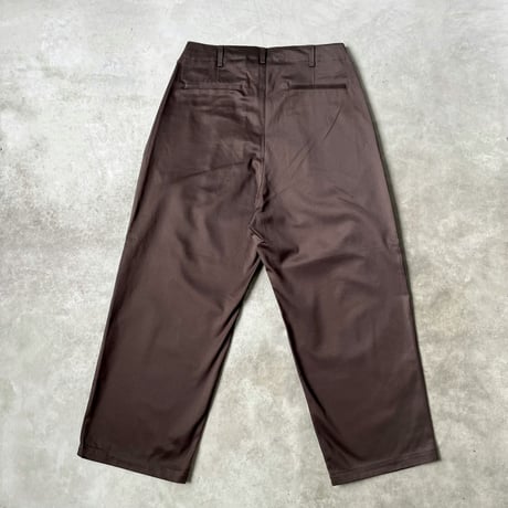 WESTPOINT CHINO WIDE PANT (BROWN)