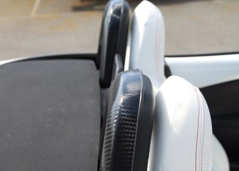 リヤ シートバックバー ベゼル カーボン NDロードスター | EeeCustom