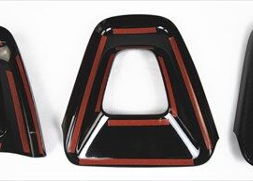 フロント シートバックバー ベゼル ブラック 塗装用 NDロードスター