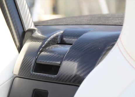 ウインドディフレクター レス パネル  カーボン　ＮＤロードスター