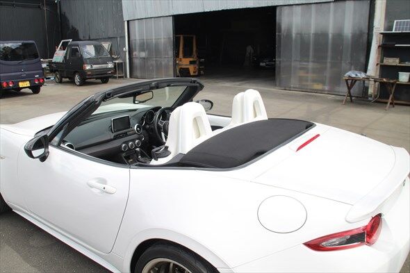 ロードスターND RF シートバックバーベゼル ゴールド塗装品 中古