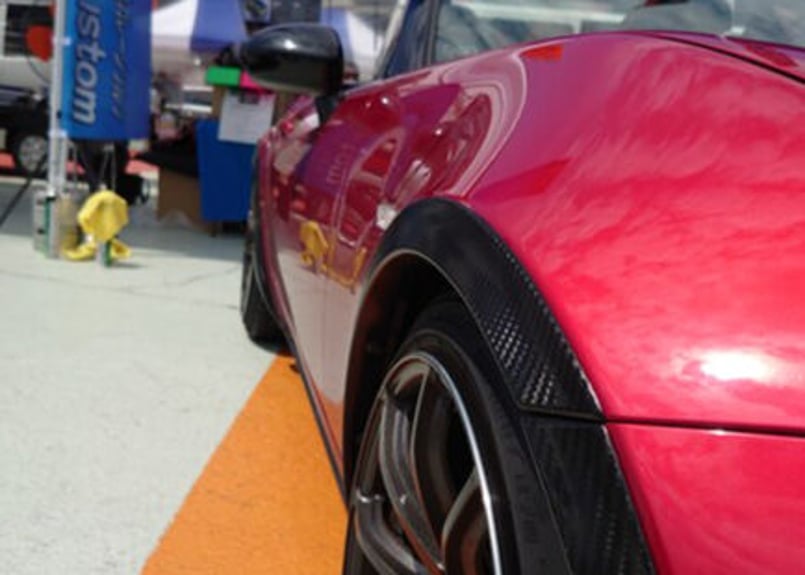 フェンダーエクステンション ブラック 塗装用 ND ロードスター