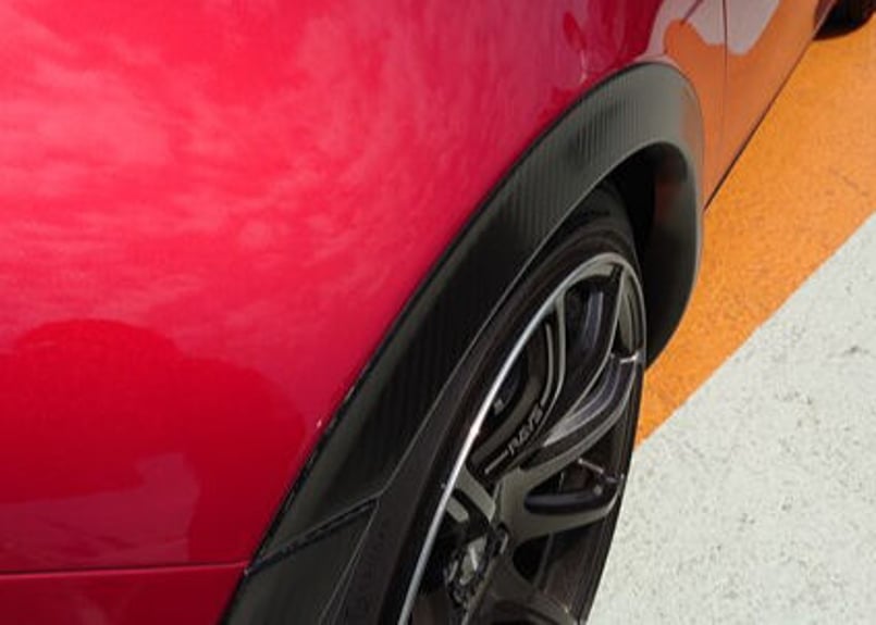 フェンダーエクステンション ブラック 塗装用 ND ロードスター