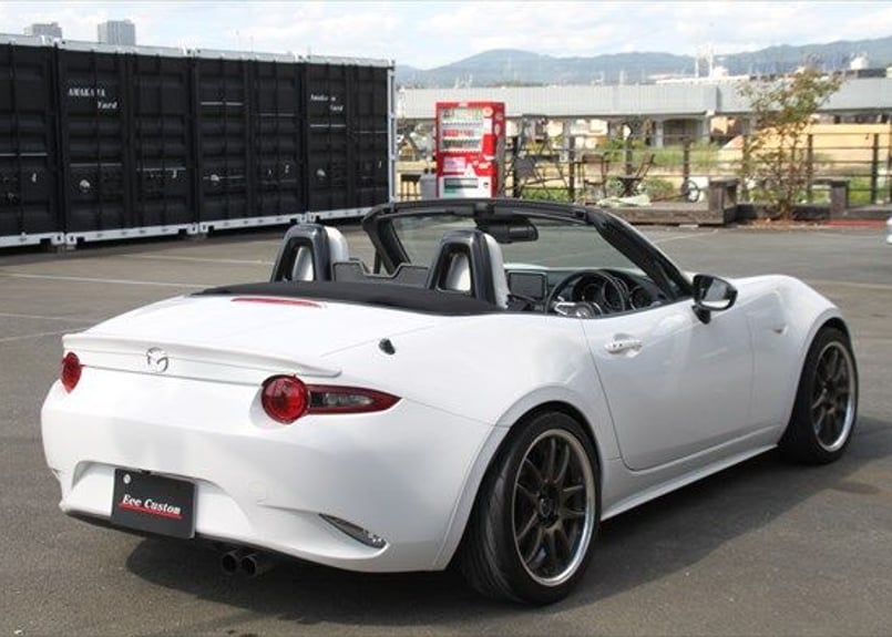 リヤ シートバックバー ベゼル ブラック 塗装用 NDロードスター