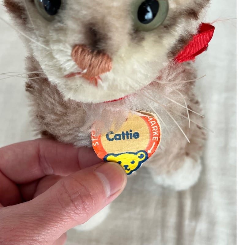 ドイツ シュタイフ社 ネコ Cat Cattie オールID ヴィンテージ ドイツ シュタイフ社 ネコ Cat Cattie オールID ヴィンテージ