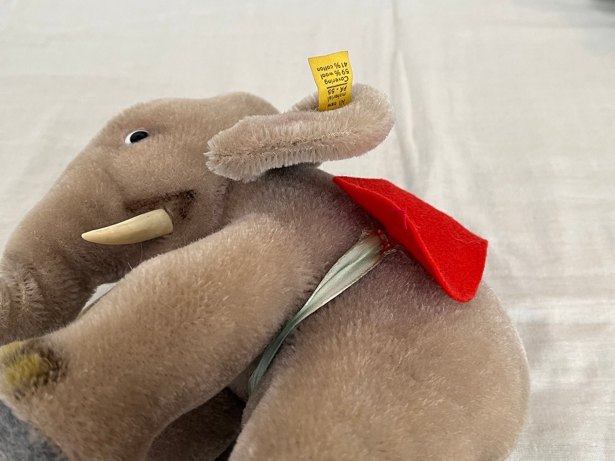 ドイツ シュタイフ社 ゾウさん ヴィンテージ | そら豆ガラス商店