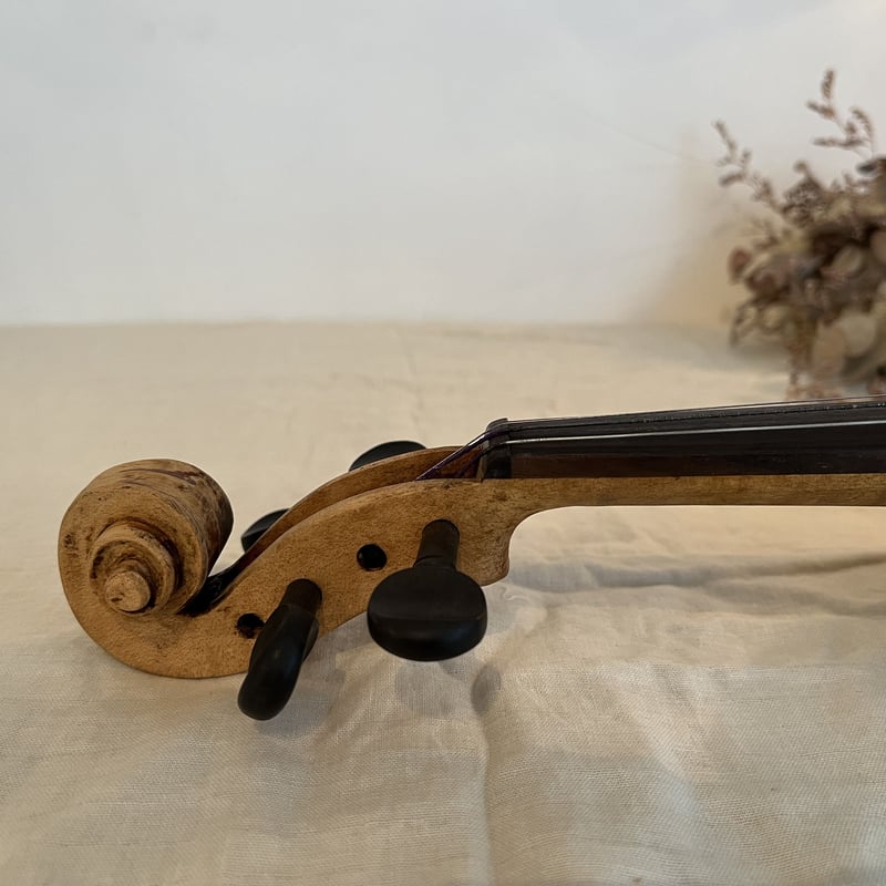 スズキの古いバイオリン 剥離 楽器 | そら豆ガラス商店