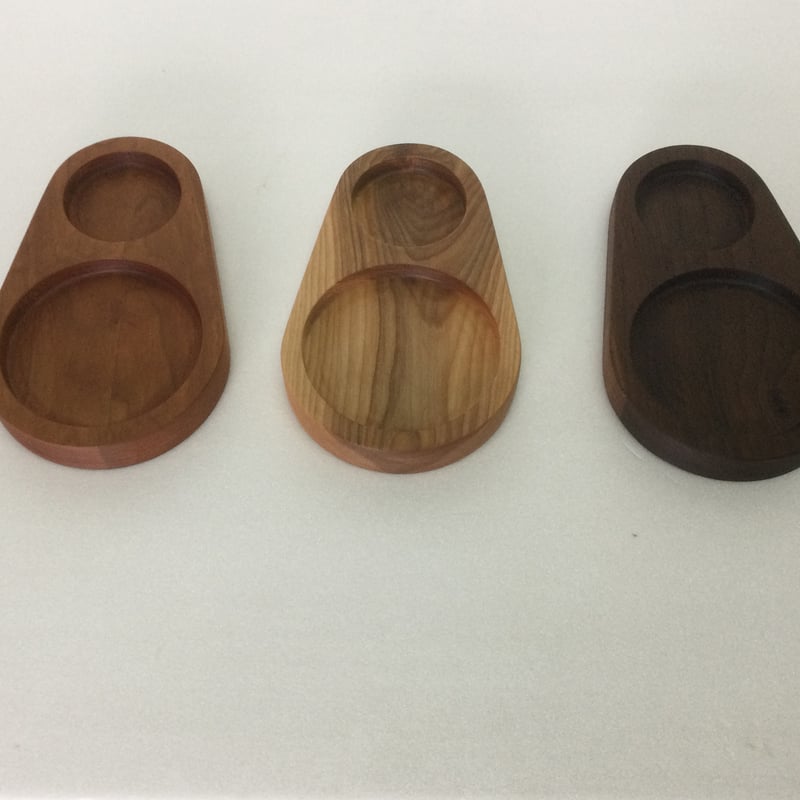 オーク材のコーヒートレイ、ティータイム用の木製サービングトレイ