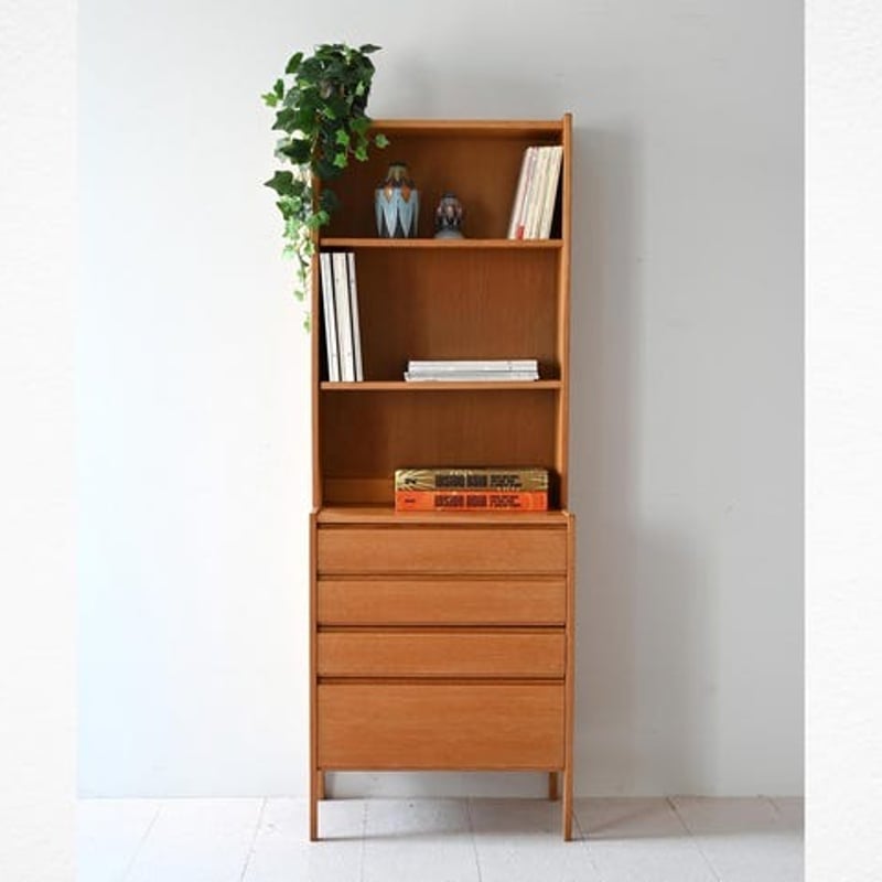 ヴィンテージミニマルブックシェルフ ミッド60'sオークミニマム