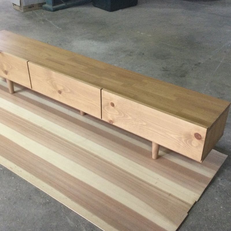 大きめテレビボード]180㎝テレビボード無垢材/アンティークパイン