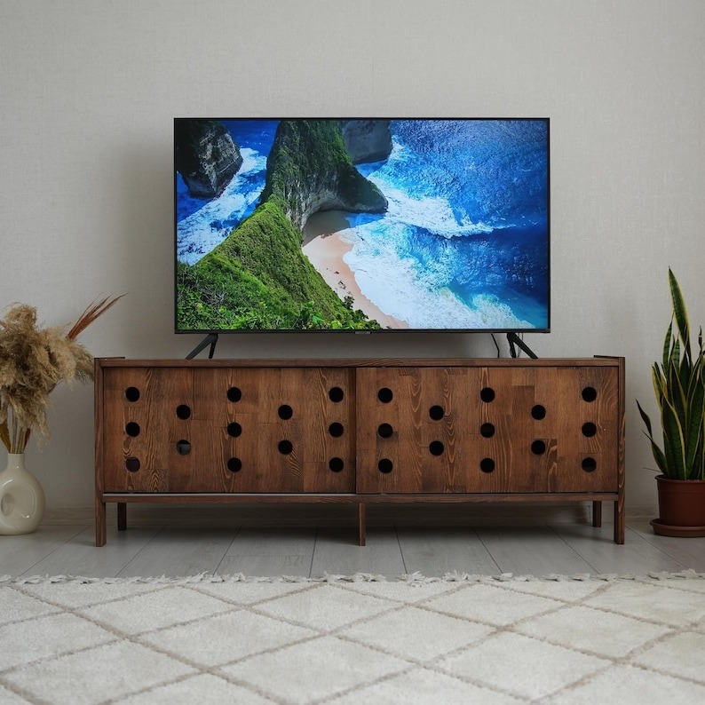 値下げ　送料込　美品　パイン材　テレビボード　テレビ台　アンティーク　北欧風 パイン材をオイルで仕上げたアンティーク風120cm幅カントリー