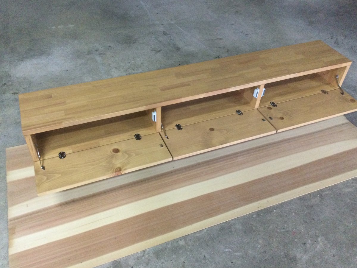 大きめテレビボード]180㎝テレビボード無垢材/アンティークパイン