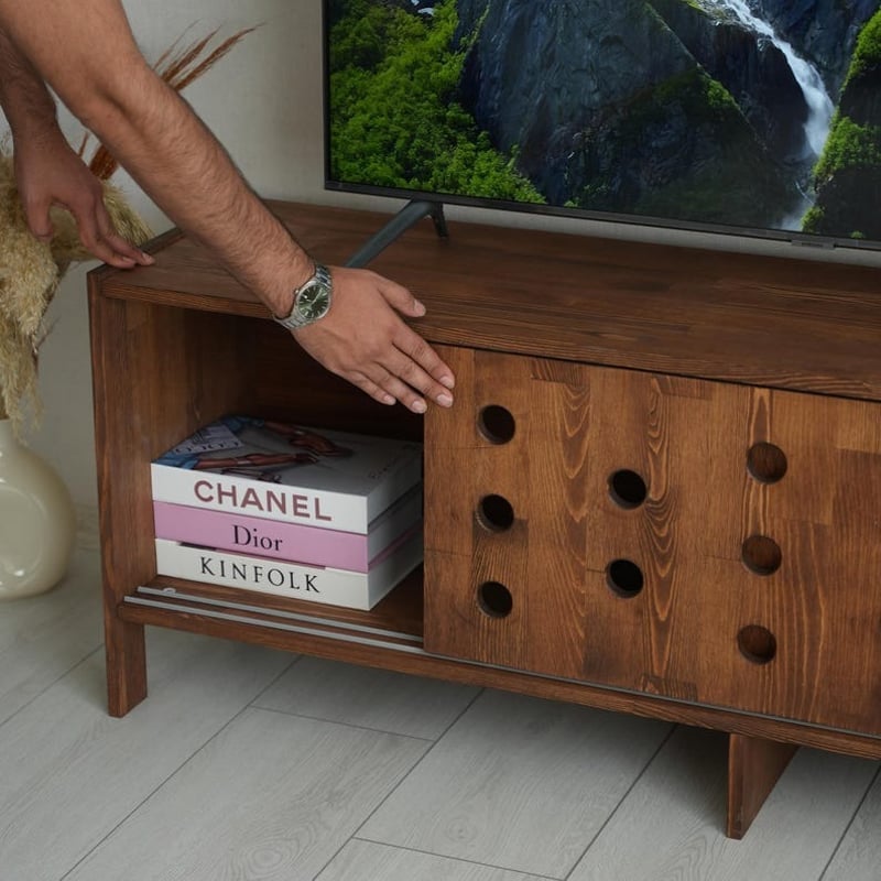 ラスティックパイン テレビスタンド アンティークパイン テレビ