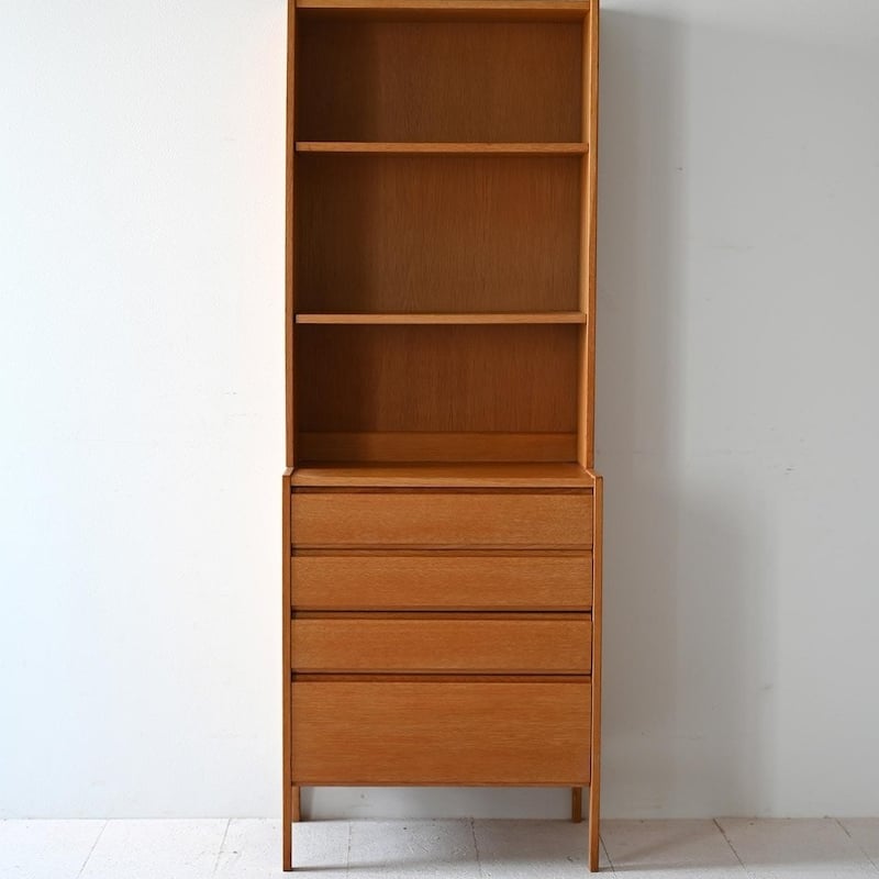 ヴィンテージミニマルブックシェルフ ミッド60'sオークミニマム本棚