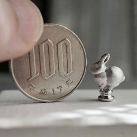 銀のネックレス　うさぎ